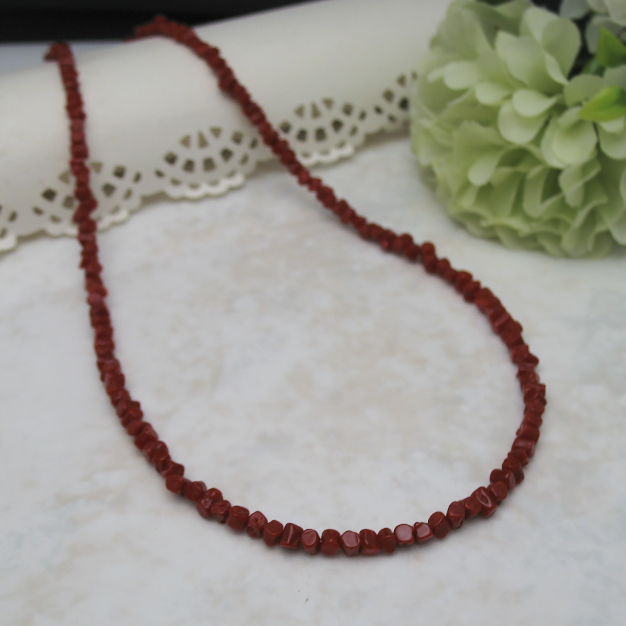 珊瑚ネックレス 血赤ではありません