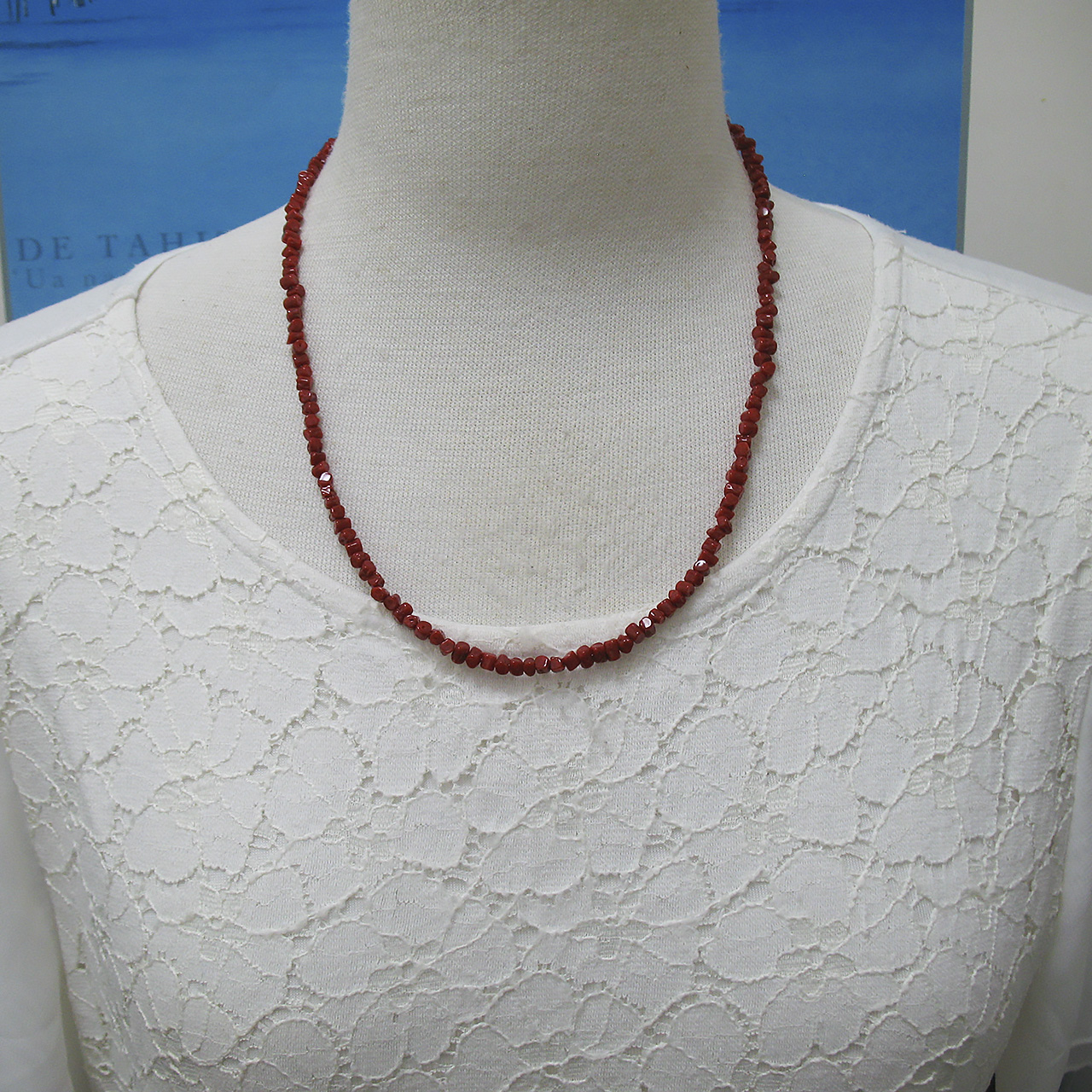 珊瑚ネックレス　血赤ではありません - 画像 (6)
