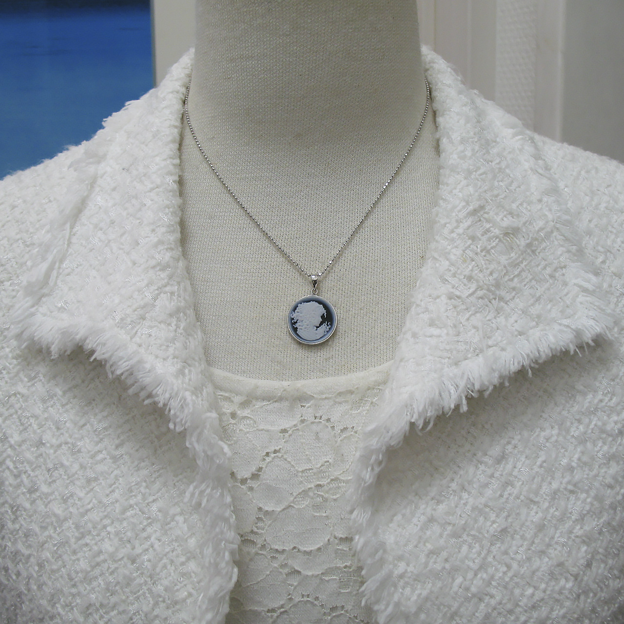 Bijoux  fromsea SVストーンカメオペンダント - 画像 (6)