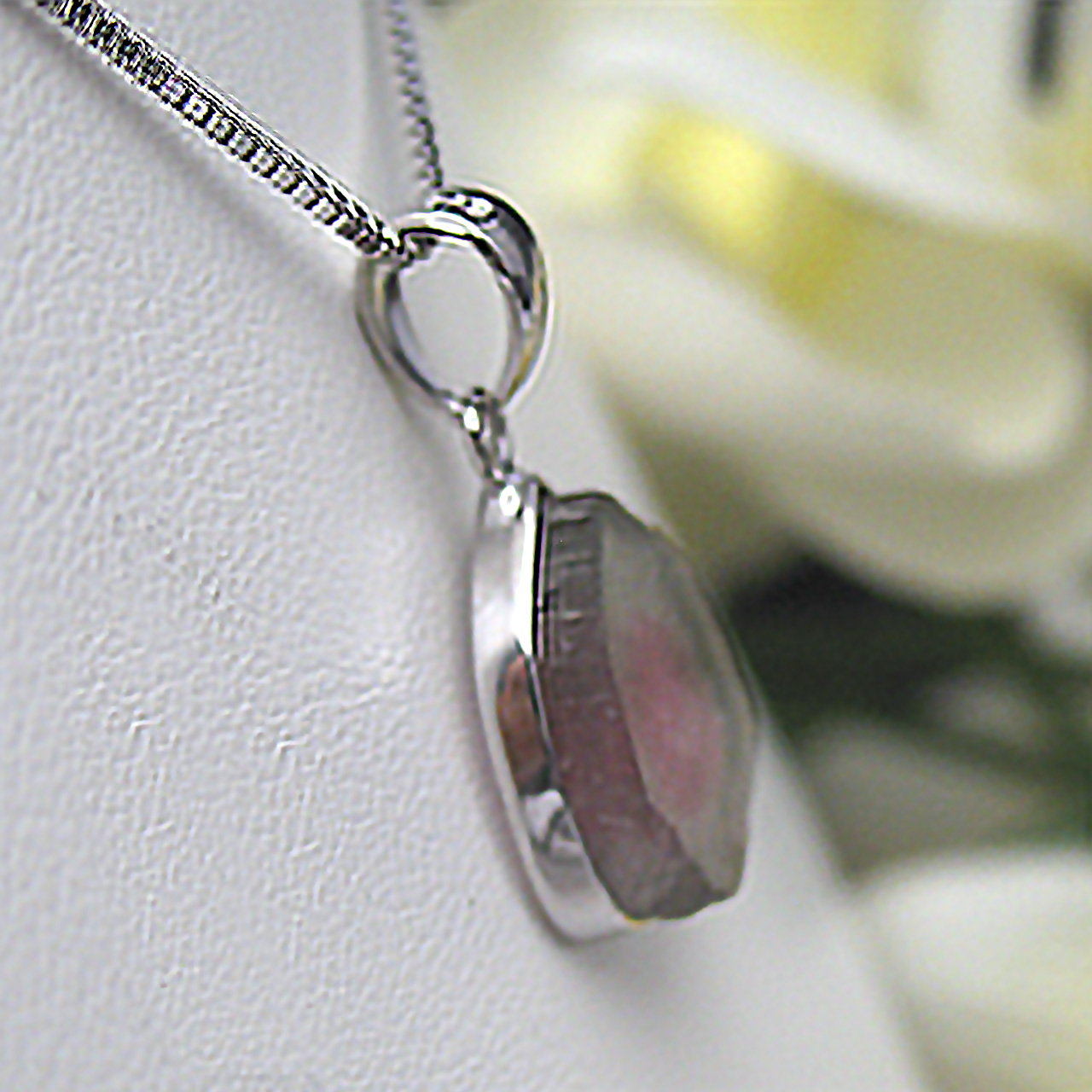 Bijoux fromsea ウォーターメロントルマリンペンダントSV - 画像 (4)