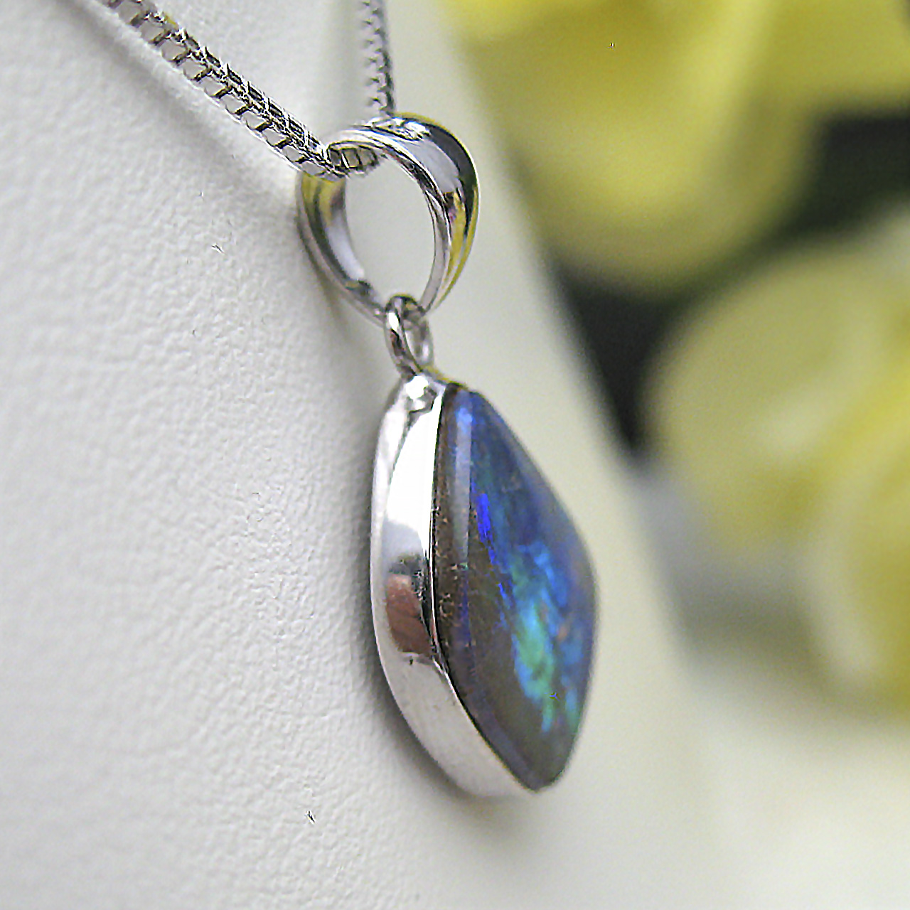 Bijoux fromsea ボルダーオパールペンダントSV - 画像 (4)