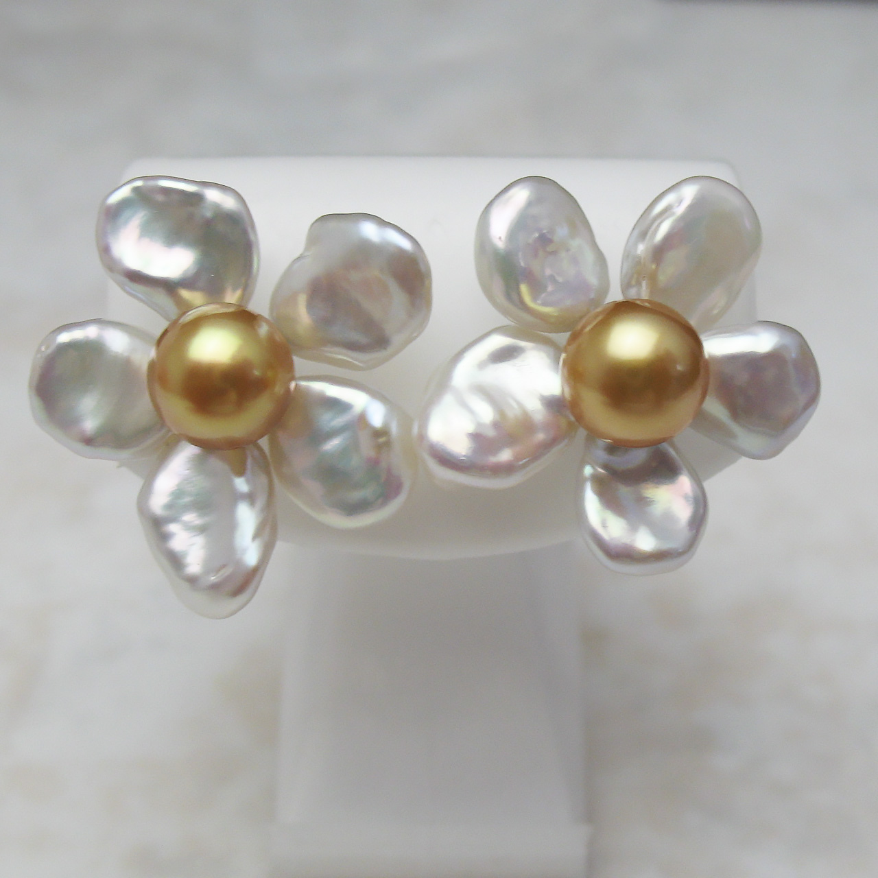 K14WG・SV　TimelessFlowerピアス - 画像 (2)