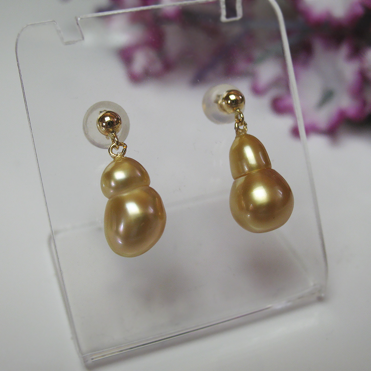 『 K18南洋金色ピアス』